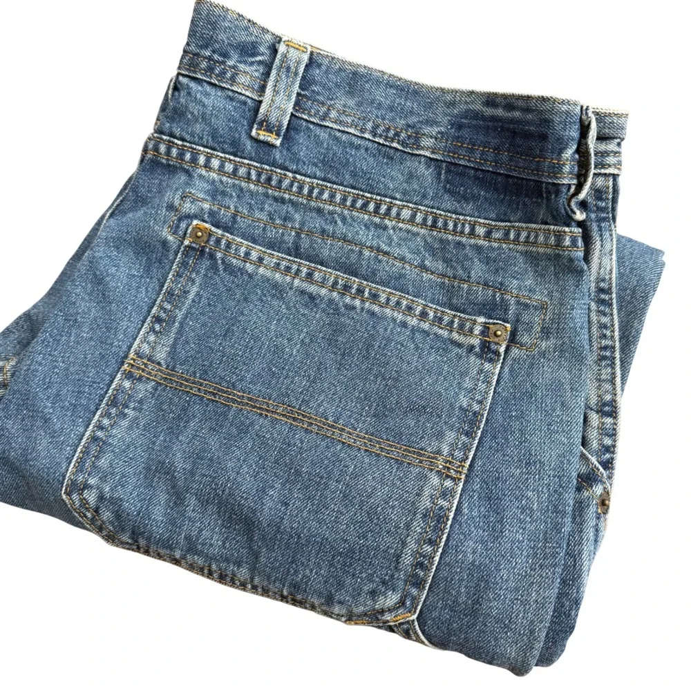 Urban Pipeline Mens Jeans 38x32 Blue Denim Carpenter Style‎ Relaxed Fit